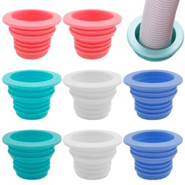 Sonku 8 mangueras de Drenaje Selladas con tapón de Silicona, tapón de Silicona, Adecuado para alcantarillas de Cocina y lavadoras, baños y Herramientas de Limpieza de Cocina