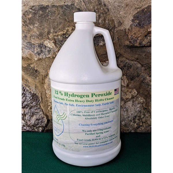 12% Hydrogen Peroxide Food Grade, We only use Two Ingredients,