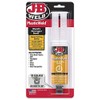 J-B Weld 50132 PlasticWeld Quick-Setting Epoxy Syringe - Dries Translucent Yellow - 25 ml (Pack of 3)