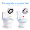 Bstinay 8.27 Inch Water-Saving Total Toilet Repair Kit Dual Flush