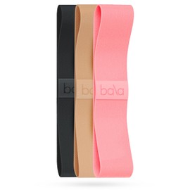 Bala Bands Resistance Bands for Women & Men, 3-Pack - Elastic Exercise Bands for Working Out - Wrist, Ankle, Legs & Booty Bands - Workout Resistance Bands for Yoga, Pilates, Strength Training