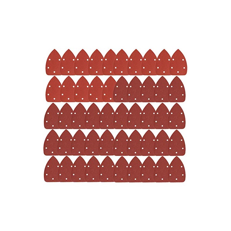 blueZone 80 Pieces Mouse Detail Sander Sheets Sandpaper Sanding Paper
