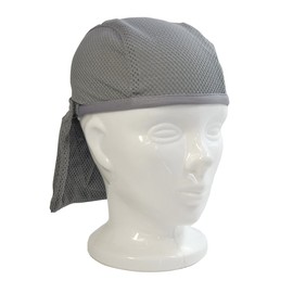 [PAX-ASIAN] Heatstroke Prevention Goods, Essential for Sports and Work Under the Burning Sun, "NEW Cooling Hat" with Large Flap (Gray, 1)