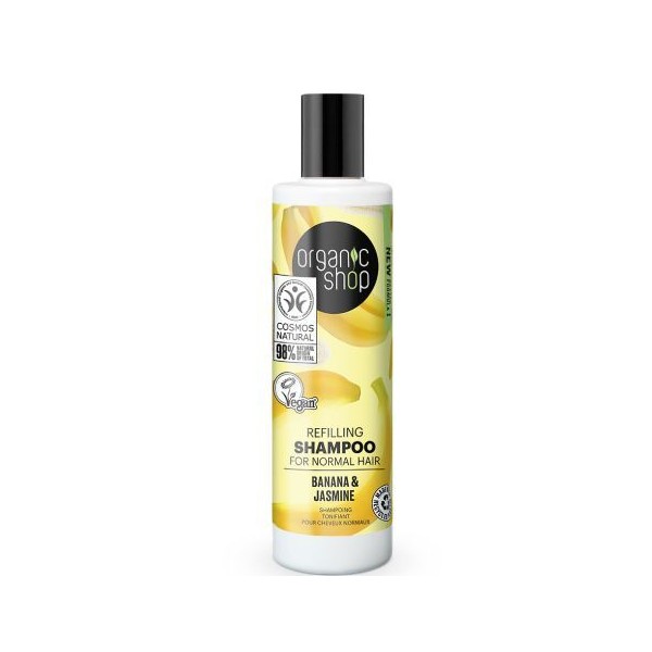 Natura Siberica Organic Shop Refilling Shampoo for Normal Hair Banana