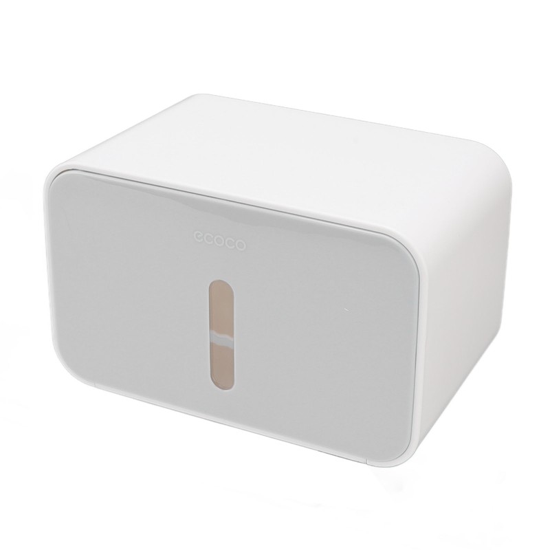 Toilet Paper Roll Box Cover Waterproof Punch Free Prevent Corrosion