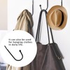 2 Pcs Small Curtain Tie Backs Hooks with 4 Pcs