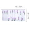 Embroidery Curtain Window Short Half Window Treatment Valance Short Semi