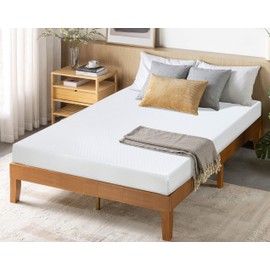 5/6/8/10/12 inch Full Size Mattress with Cover, Green Tea Cooling Gel Memory Foam Mattress for a Cool Sleep & Pressure Relief, Medium Firm Base Foam Mattresses, Bed in a Box, CertiPUR-US Certified