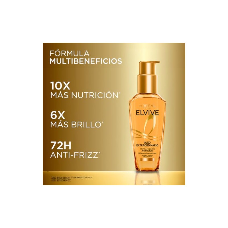 Elvive Tratamiento en Aceite LOréal Paris Óleo Extraordinario pelo más