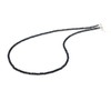 GemInspire Natural Blue Sapphire Beads Choker Necklace 2.4-2.5 mm Beads