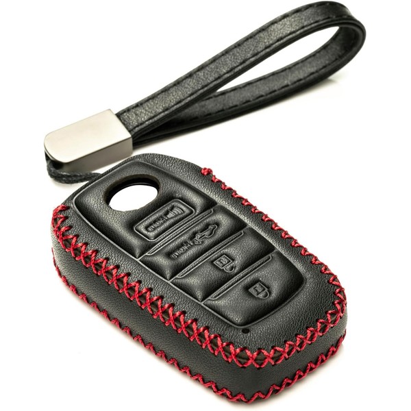 Vitodeco Genuine Leather Smart Key Fob Case Compatible with Toyota