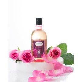 Deep Sense Organic Rose Water Shower Gel Body Wash For Women - A sensitive skin body wash with moisturizer, 13.fl oz, Travel Size Body wash, Rose Scented Body Wash, Organic Rose Water & Rose Oil