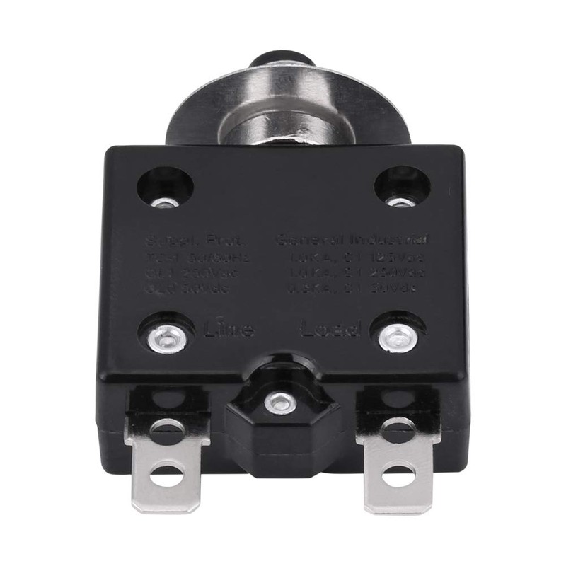 EVGATSAUTO Circuit Breaker, Manual Reset Thermal Switch Circuit Breaker Over