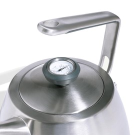 Made In Cookware - 2 QT Kettle - Stainless Steel - With Built-In Temperature Gauge - Includes Handle Sleeve - Induction Compatible