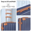 Cobens Luggage Sets 5 Piece Suitcase with Wheels，ABS Hard Case