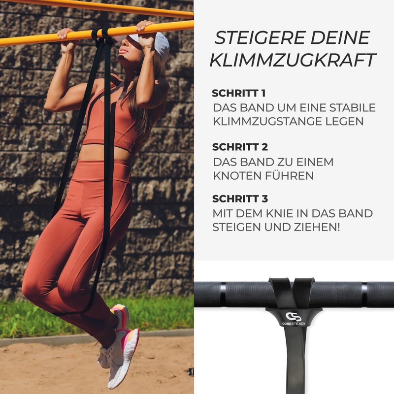 Coresteady Fitness Bands – Pull-up Support Band – Training Band