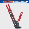 GXYWADY Motorcycle Universal Foot Side Bracket Adjustable Support Kickstand CNC