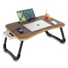 Zapuno Foldable Laptop Bed Table Multi-Function Lap Bed Tray Table