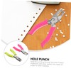 CORHAD Metal Hole Puncher 2pcs Multi-Function Paper Puncher for Planner