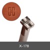 Leather Stamping Tools,2 Pieces Professional Leather Stamps for Craft Working(178+113)