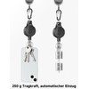 pullther Retractable Key Ring - 360° Rotatable, Durable Extendable Carabiner