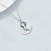 VENACOLY Anchor Necklace Sterling Silver Anchor Pendant Sailor Necklace Nautical