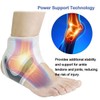 Ankle Brace Support Sleeves, 1 Pair Adjustable Elastic Sports Ankle