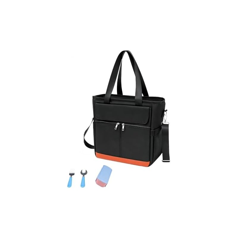 Bolsa Térmica de Almuerzo, Grande Lonchera para Hombre Portátil para