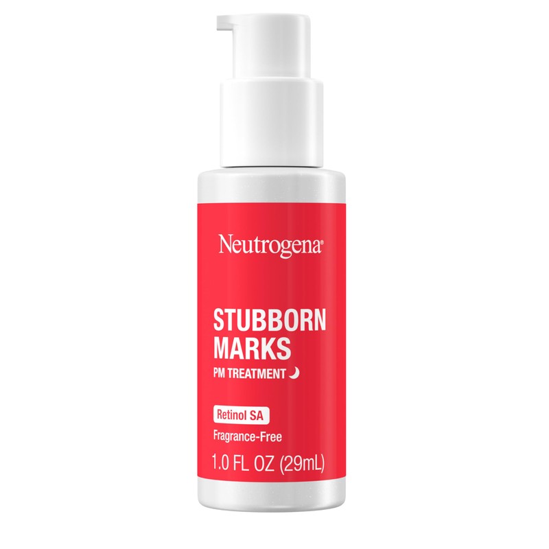 Neutrogena Retinol SA, Stubborn Marks PM Treatment, Face-Exfoliating Treatment to
