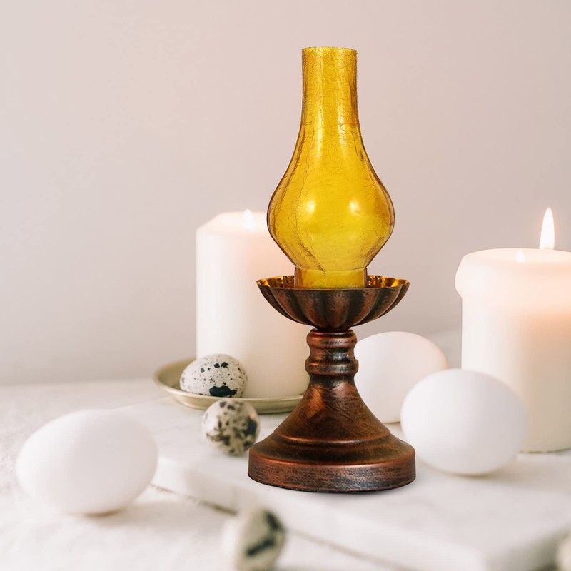 Oil Lamp Chimney: Glass Lamp Shade - Lantern Glass Replacement