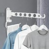JOLY FANG Foldable Coat Hook, Wall Clothes Airer, Wall Hook,