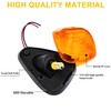 GLOFE 5X Cab Roof Marker Lights LED Amber Top Clearance