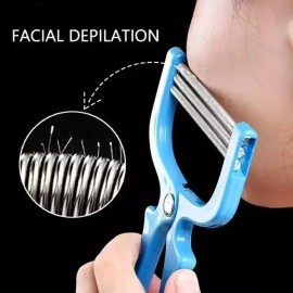 1 PC 얼굴 털 제거제 수동 제거 여성용 쉐이빙 스레딩 도구 1 PC Face Hair Remover Manual Removal Women's Shaving Threading Tool