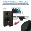 Tertullus 4PCS Speaker Bracket Foot Adjustable Isolation Stand Feet Amplifier