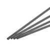 sourcing map 4 Pack Carbon Fiber Rod, 5mm x 150mm