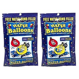 JA-RU 400 Water Bomb Balloons w/ Hose Filler Attachments