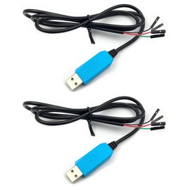 FainWan 2PCS PL2303TA USB to TTL Serial Cable Debug Cable USB to RS232 Converters for Rasp-Berry Pi USB Programming for Windows XP Vista 7 8 8.1 10