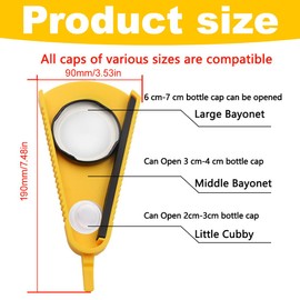 Flaschenöffner, 2 Stück Vielzwecköffner, tragbare Bierflaschenöffner für Getränke, Apfelwein, Bar, Heim-Gadgets, Flaschenöffner Vielzwecköffner, Bar Flaschenöffner, Bar Vielzwecköffner