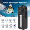 Portable Video Recorder 1080P LED Fill Light Back Clip Night