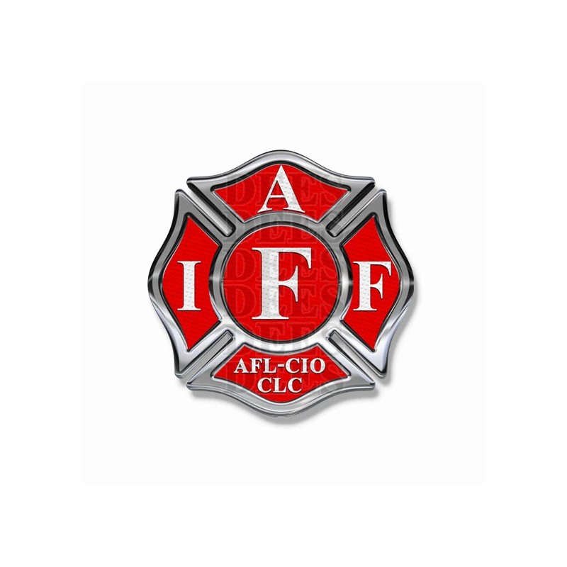 IAFF Stickers 2inch Decals 4 pack Firefighter Intl Maltese Cross