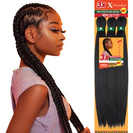 Sensationnel X-pression prestretched braiding hair - 3x xpression 50-inch all kanekalon flame retardant synthetic braid - 3X X-PRESSION 50 Inch (1 pack, 350 COPPERRED)