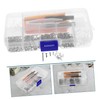 Outanaya Eyeglass Repair Kit Glasses Screws and Nuts with Tools