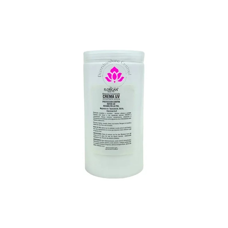 Hidratante Crema Protectora Uv Con Tepezcohuite Sábila 1kg