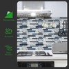 LONGKING Peel and Stick Backsplash Tile for Kitchen, Stick on