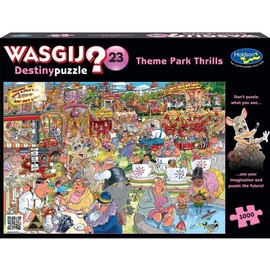 Wasgij Destiny 23 Theme Park Thrills! - Rompecabezas de 1000 piezas de Holdson: A partir de 8 años
