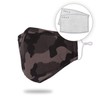 Children's Camouflage Cotton Face Mask, Reusable, Safety Mask with 4