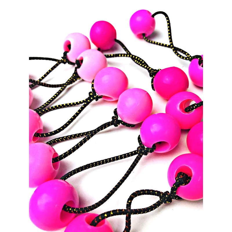 Tara Girls Twinbead Bubble Ball Ponytail Elastics 10 Pieces Selection