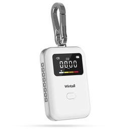 Carbon Monoxide Detector, Mini CO Detector, Air Quality Monitor, Stylish and Lightweight CO Monitor for Home Indoor/Outdoor Use