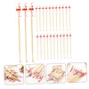 Mikinona 100Pcs Bamboo Ear Wax Removal Tools Natural Handcrafted Ear