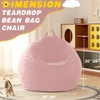 HABUTWAY 2FT Bean Bag Chair, 2' Beanbags Small Bean Bag
